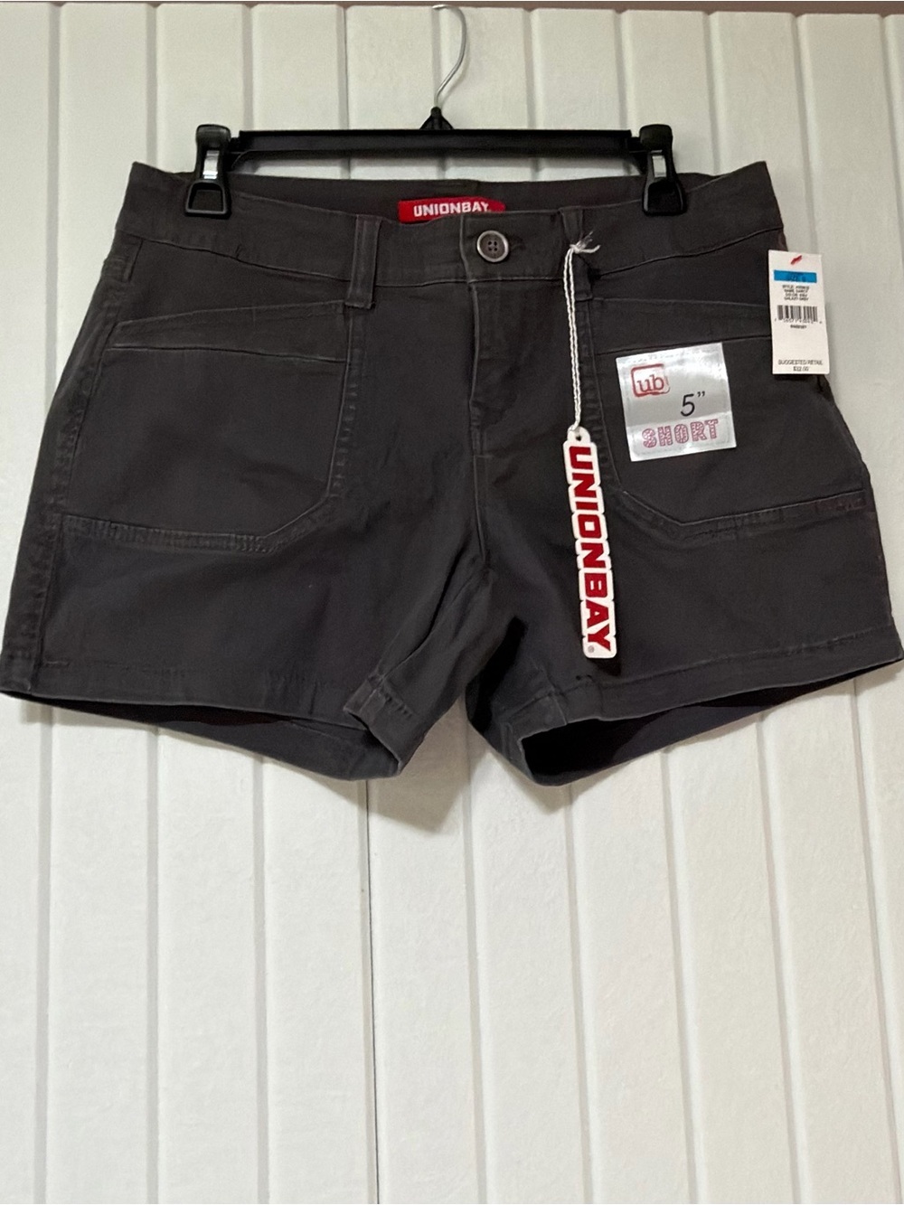 UNIONBAY Women's Low-Rise Shorts - Galaxy Gray